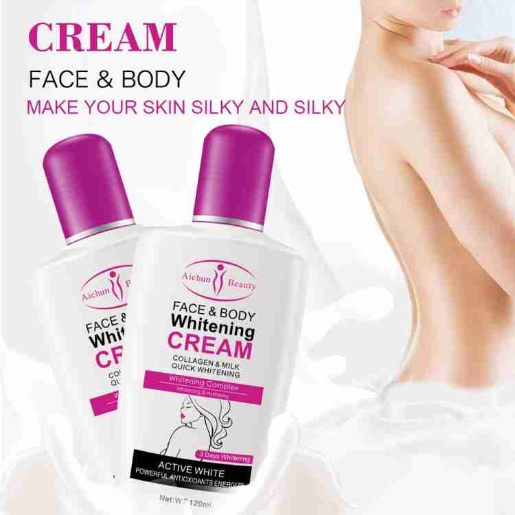 Aichun Beauty Milk Moisturizer Natural Body Face Skin Whitening