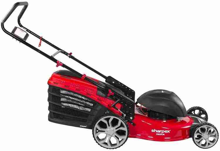 Sharpex Electric Lawn Mower Folding Handle and Detachable Collection Box Adjustable Height Mower 21 Inch Cutting Blade Single Phace 2.5 HP mottor Electric Lawn Mower Folding Handle and Detachable