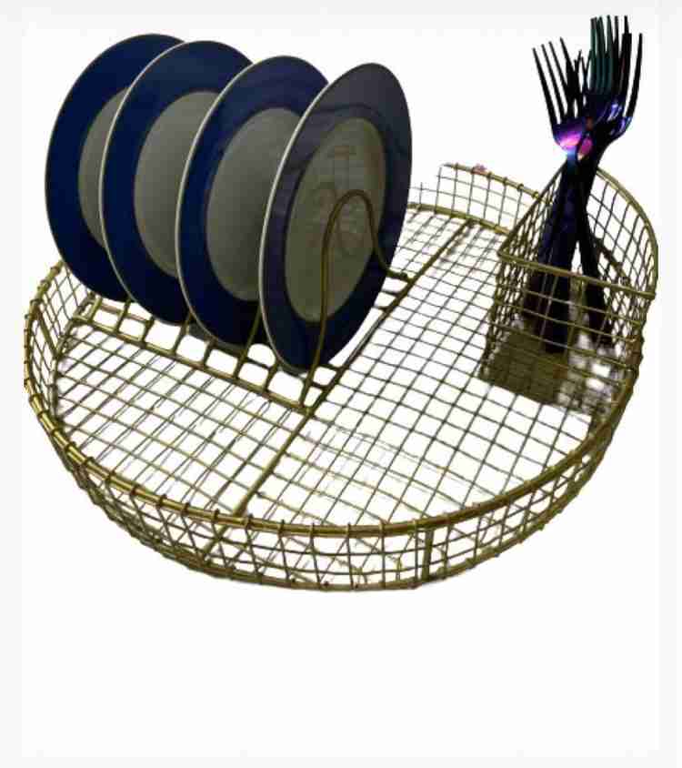 Good Abodes HANDCRAFTED DECORATIVE MESH TRAY WITH INBUILT PLATE HOLDER AND CUTLERY HOLDER FOR YOUR DINING TABLE Tray Price in India Buy Good Abodes HANDCRAFTED DECORATIVE MESH TRAY WITH INBUILT PLATE