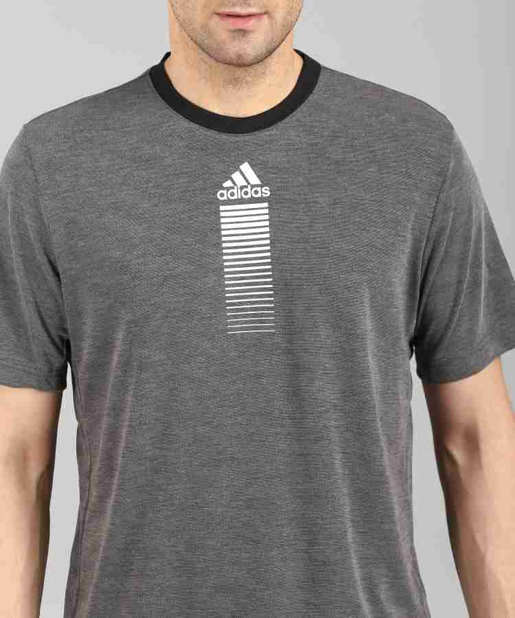 ADIDAS Sporty Men Round Neck Grey T Shirt Buy ADIDAS Sporty Men Round Neck Grey T Shirt Online at Best Prices in India Flipkart