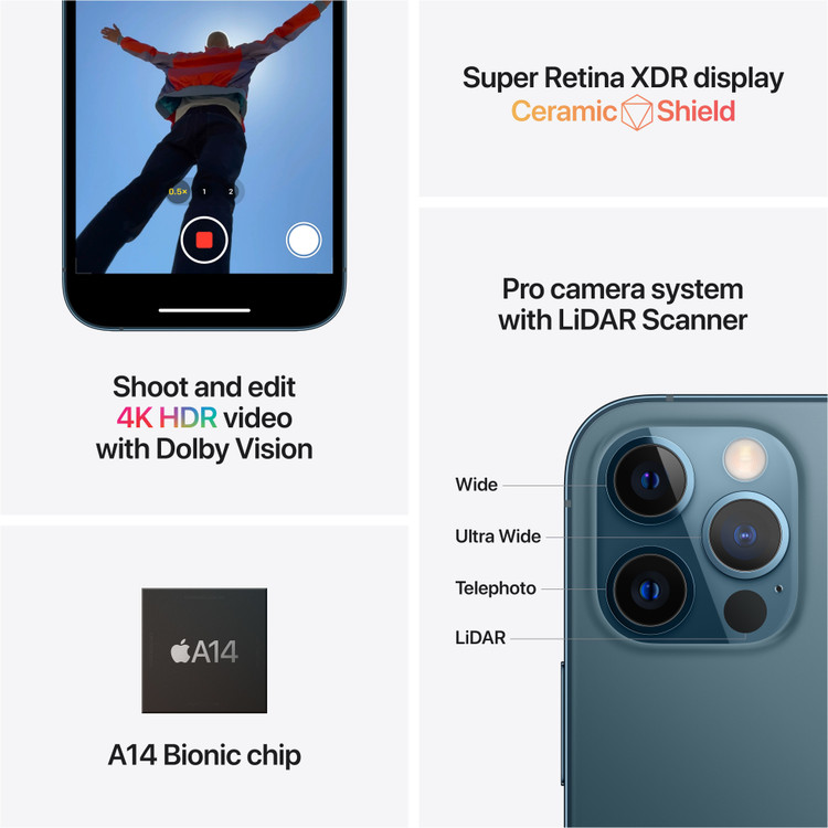 Apple iPhone 12 Pro ( 128 GB GB Storage, 0 GB RAM ) Online at Best 