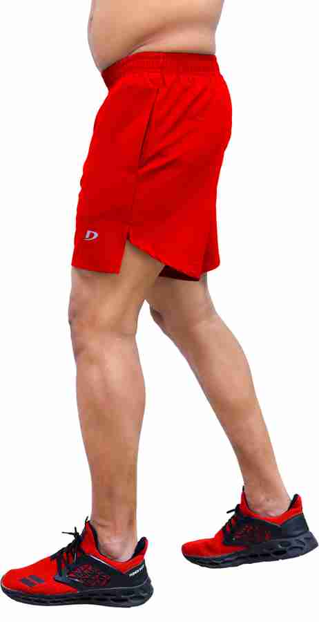 Red shorts top for men