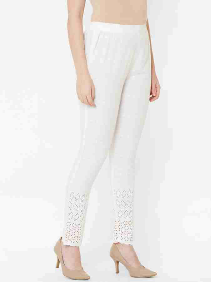 JULIET Tapered Women White Trousers - Buy JULIET Tapered Women