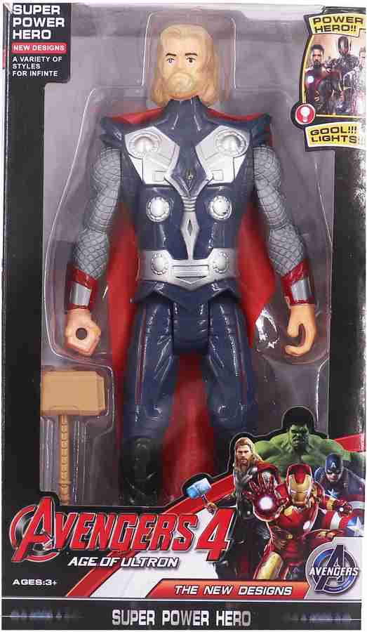 Aseenaa Action Figure Captain Thor Superhero Toy Marvel Avengers