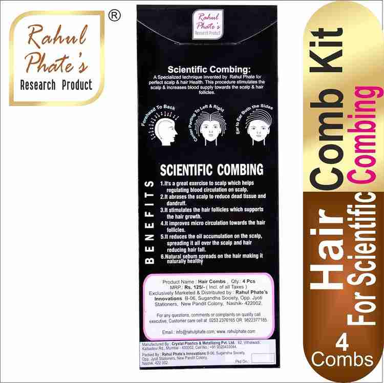 Scientific combing of hair cheap