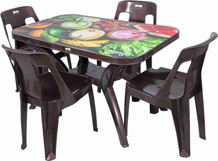 Plastic dining set price outlet