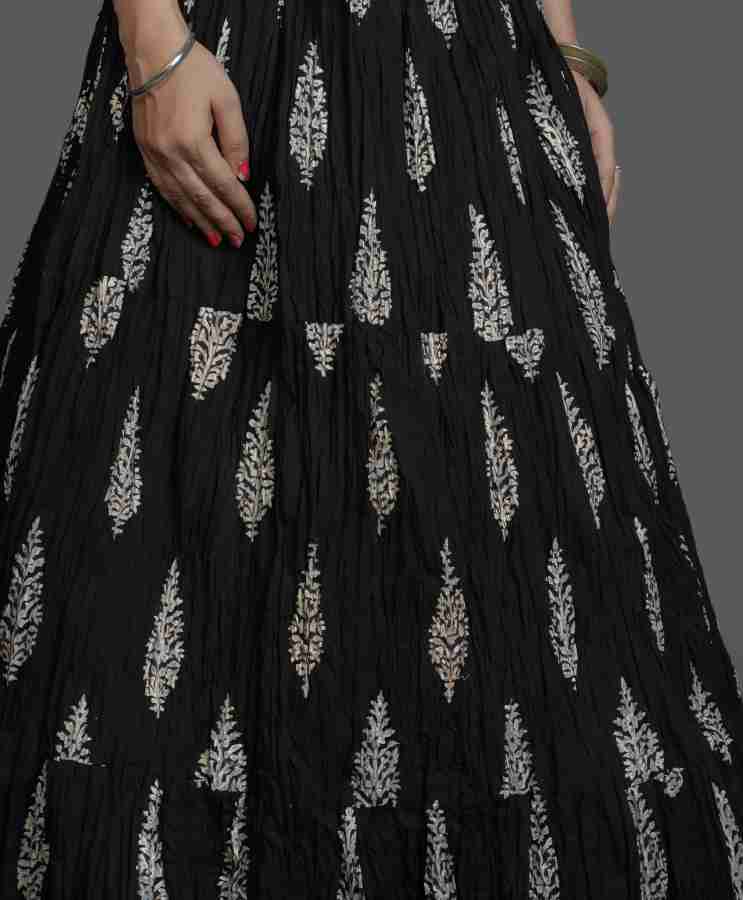 Black flare 2025 skirt india