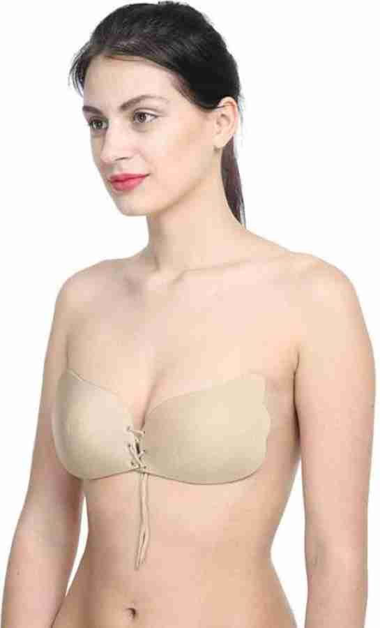 Front Tied Breast Paste, Breathable Backless Push Up Bra, Women's Lingerie  & Underwear Accessories