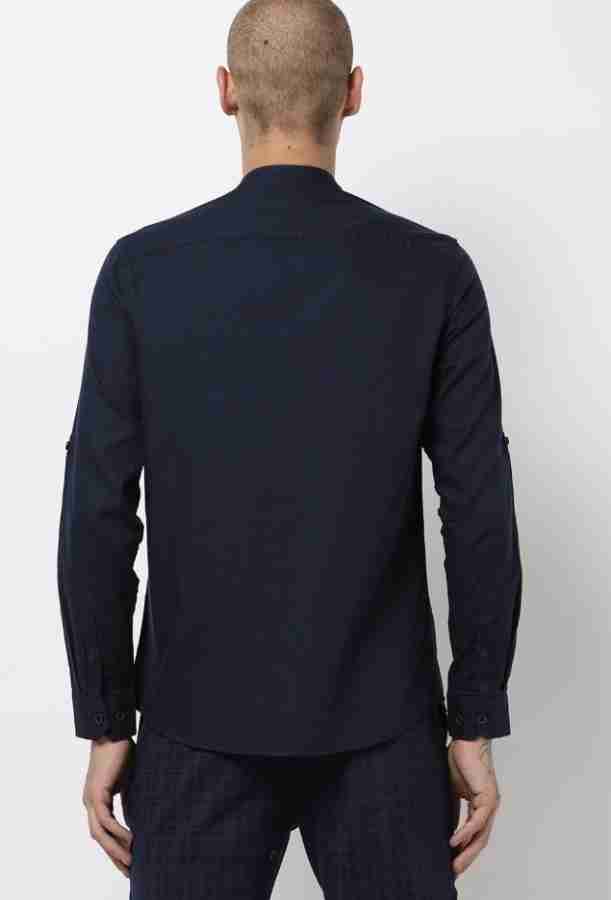 Buy Navy Blue Shirts for Men by NETPLAY Online