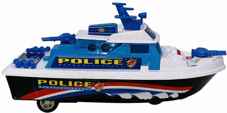Blue outlet boat toy