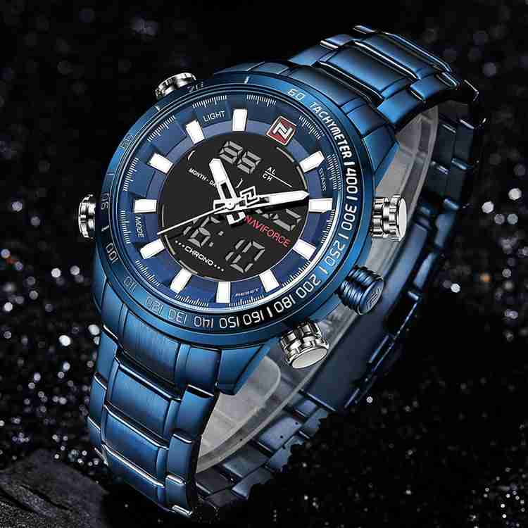 NAVIFORCE NF9093 Blue NF9093 Analog Digital Watch For Men Buy