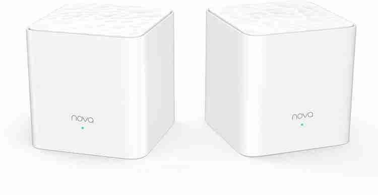 TENDA Nova MW3 Whole Home Mesh Router WiFi System, Plug and Play (White,  Pack of 2) 1176 Mbps Mesh Router - TENDA 