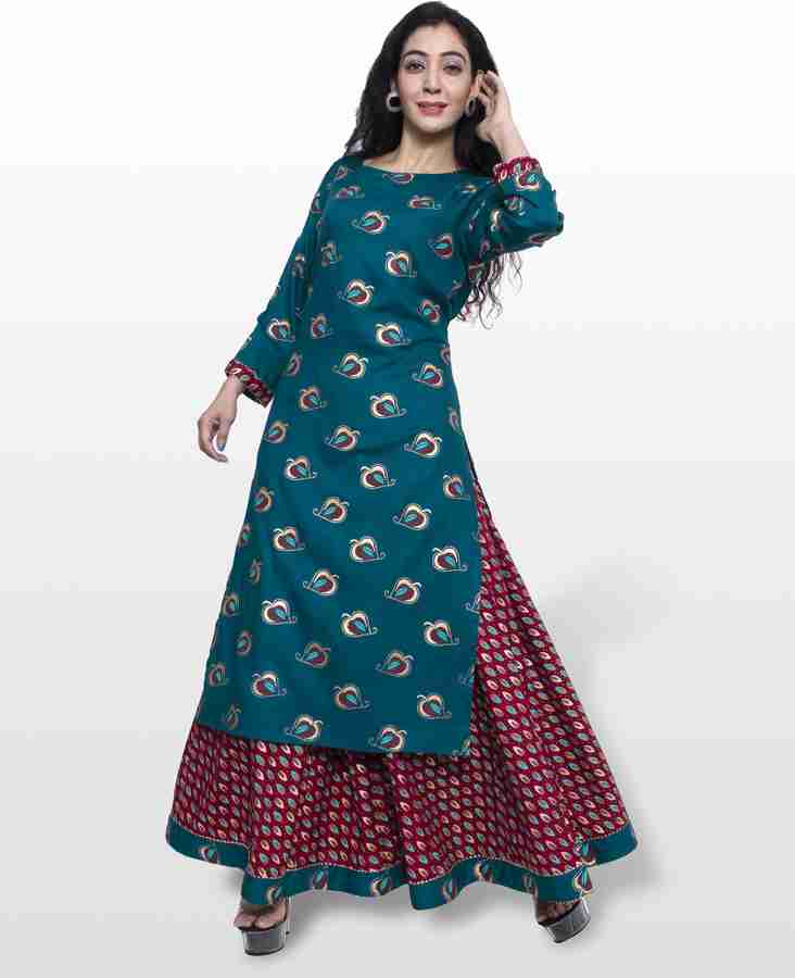 Flipkart kurti with skirt new arrivals