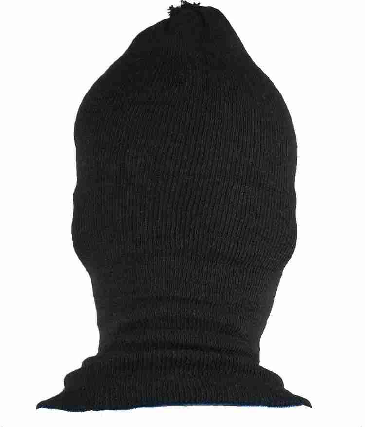 Zonkar Unisex woolen winter monkey cap full face cover Solid