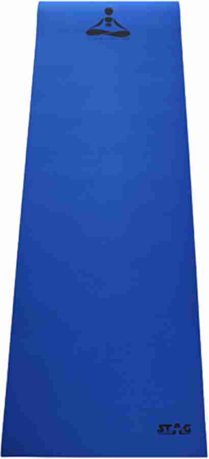 STAG Yoga Mantra Blue 8 mm Yoga Mat Buy STAG Yoga Mantra Blue 8 mm Yoga Mat Online at Best Prices in India Fitness Flipkart