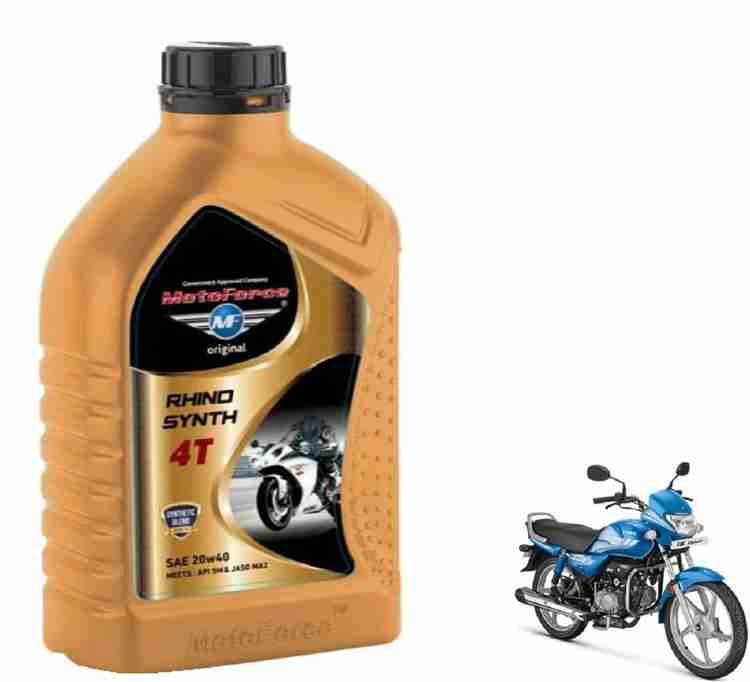 Motoforce Rhino Synth 4T 1 Ltr For Hero Hf Deluxe Blue. Heavy Duty Engine Oil Price in India Buy Motoforce Rhino Synth 4T 1 Ltr For Hero Hf Deluxe Blue. Heavy