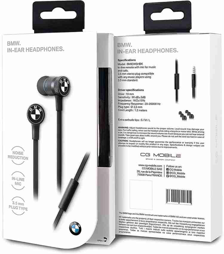 BMW Wired Headset with noise cancellation Wired Headset Price in