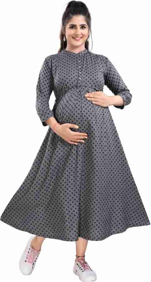 Mothercare Blooming Marvellous Grey Maternity Dress UK 16 - £7.50