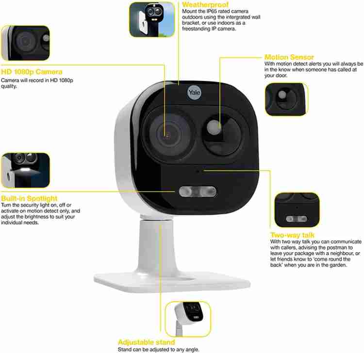 Yale outdoor cctv camera online