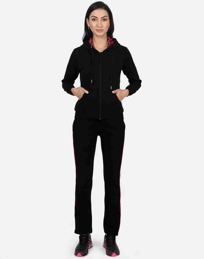 MONTE CARLO Solid Women Track Suit Buy MONTE CARLO Solid Women