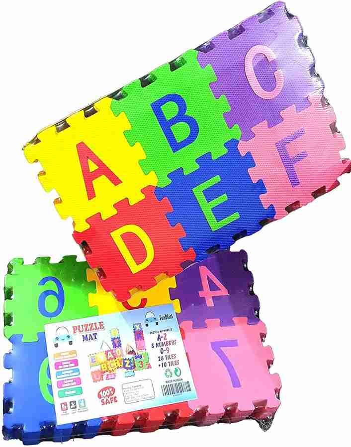 TITIRANGI Non Toxic Alphabet Puzzle Mat THICKEST ABC Numbers 0