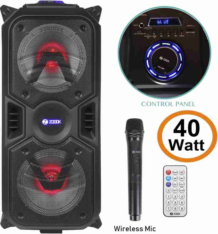 Zoook rocker thunder plus 40 w bluetooth party speaker 2025