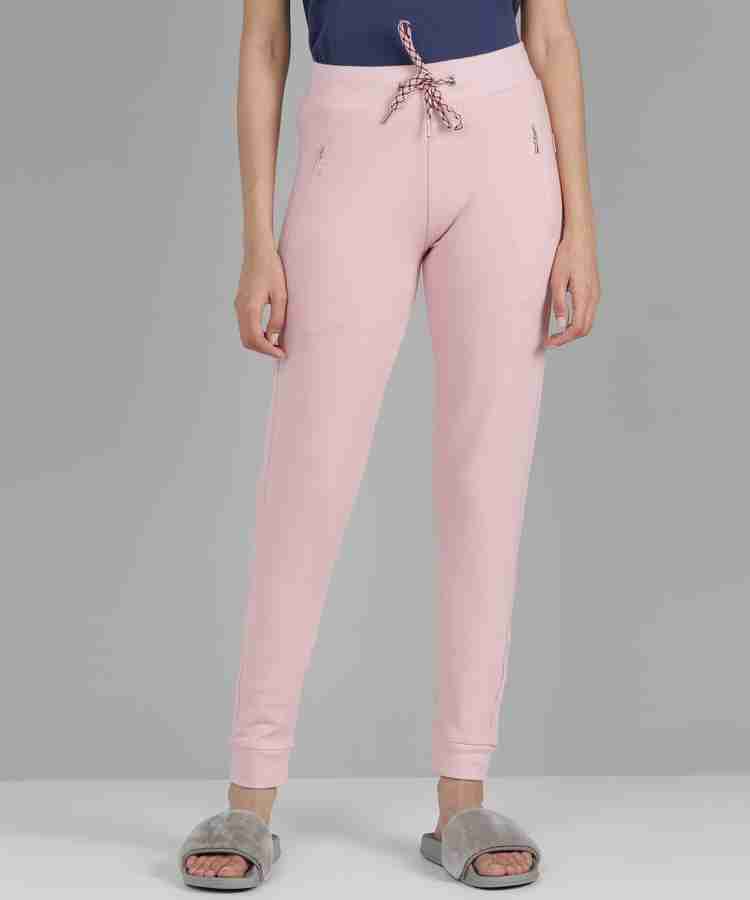 VAN HEUSEN Athleisure Women Silver Pink Solid Smart Tech Easy Stain Release Travel Pants Solid Women Pink Track Pants Buy VAN HEUSEN Athleisure Women Silver Pink Solid Smart Tech Easy Stain