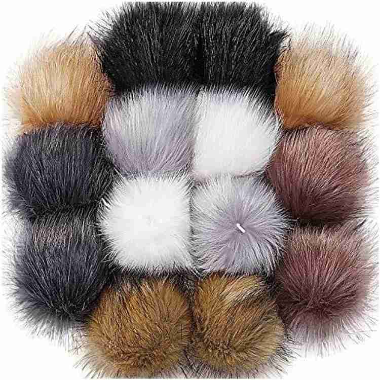 Fox fur hot sale pom pom hat