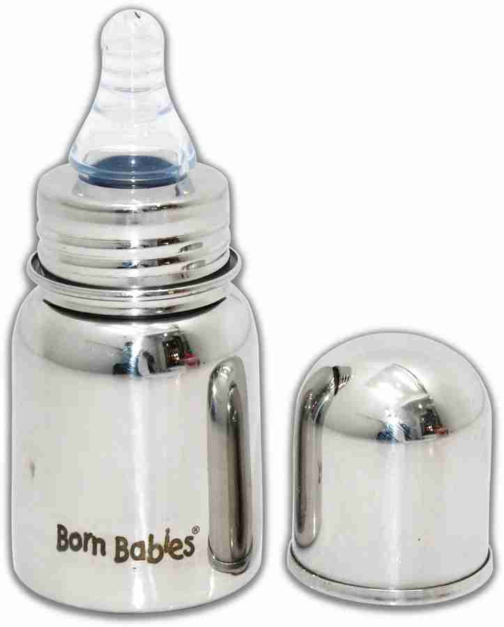 Born Babies Stainless Steel Feeding Bottle for Baby Pure Steel