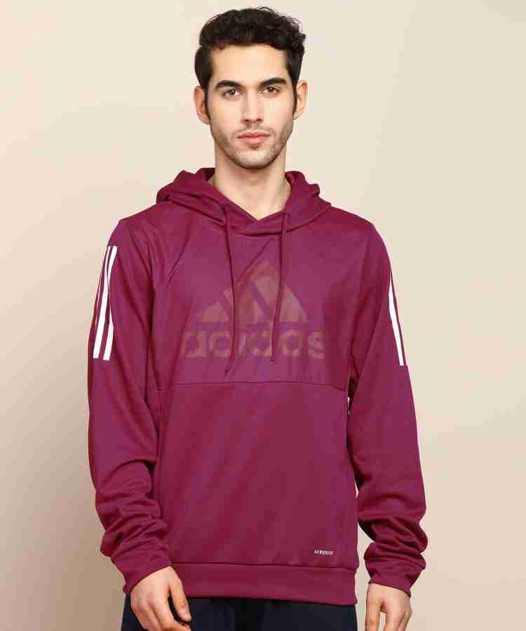 Mens burgundy cheap adidas hoodie