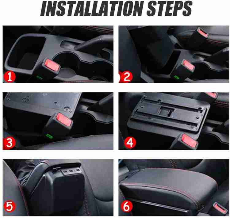 Armrest online box storage