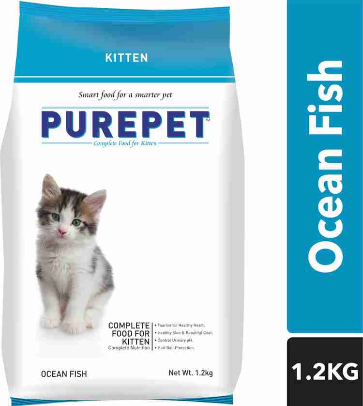 Buy purepet Kitten Ocean Fish 1.2 kg Dry Young Cat Food online at