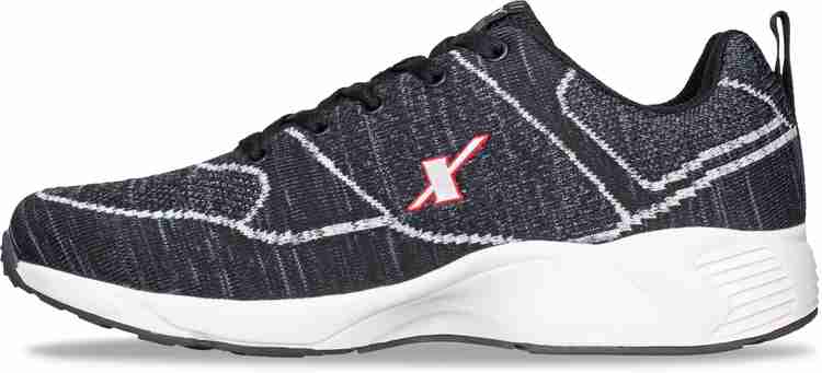 Sparx Men SM 395 Black White Running Shoes For Men