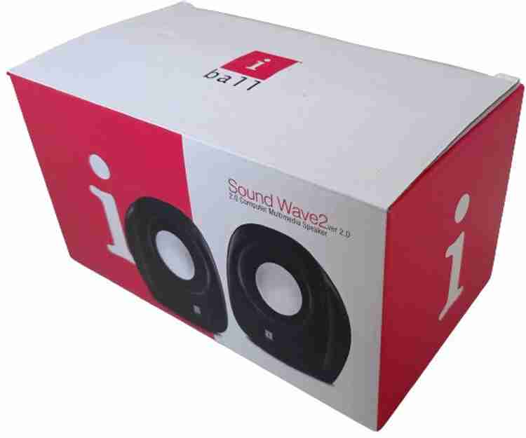 Iball soundwave 2 2.0 channel multimedia speakers clearance