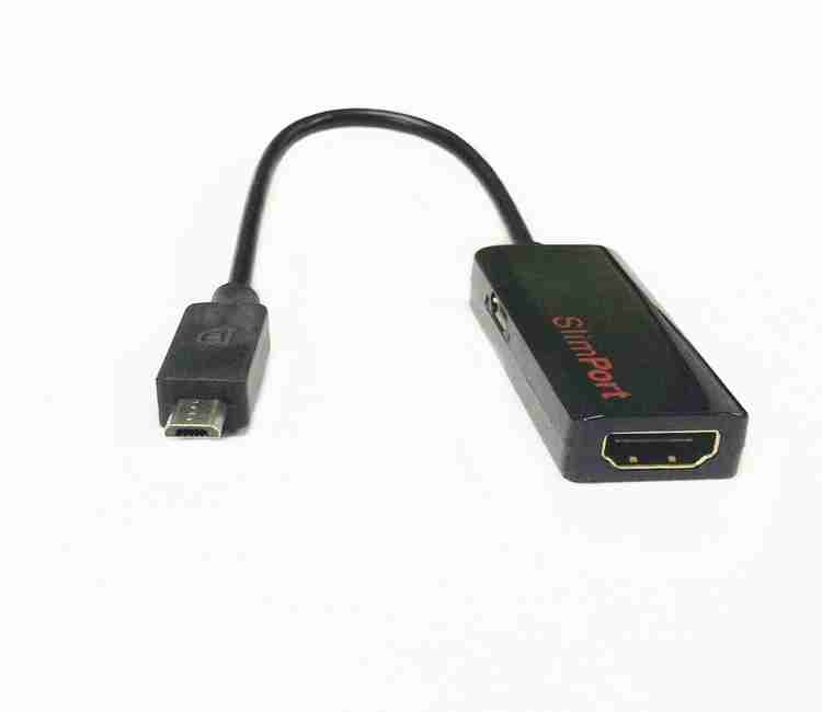 Grandvision SlimPort to HDMI Adapter Connect mobile devices to tv projector Media Streaming Device Grandvision Flipkart