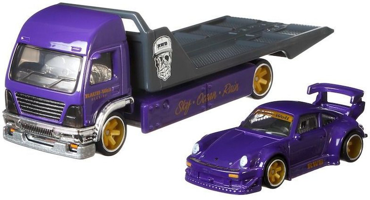 Hot Wheels Premium 1:64 Scale RWB Porsche 930 & Aero Lift