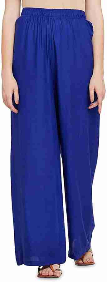 Balaji Hosiery Regular Fit Women Blue Trousers - Buy Balaji Hosiery Regular  Fit Women Blue Trousers Online at Best Prices in India