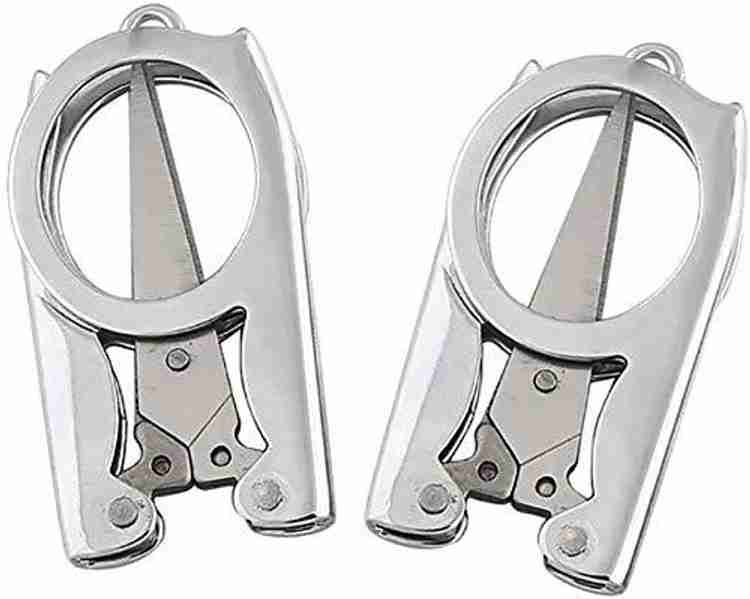 PMW Folding Scissors Compact Pocket Stainless Flipkart
