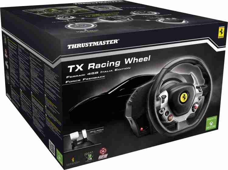 THRUSTMASTER TX RW Ferrari 458 Italia Edition, Racing Game Wheel, Force  Feedback