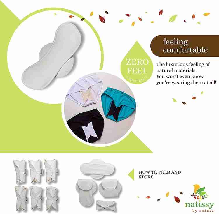 Organic reusable cheap menstrual pads