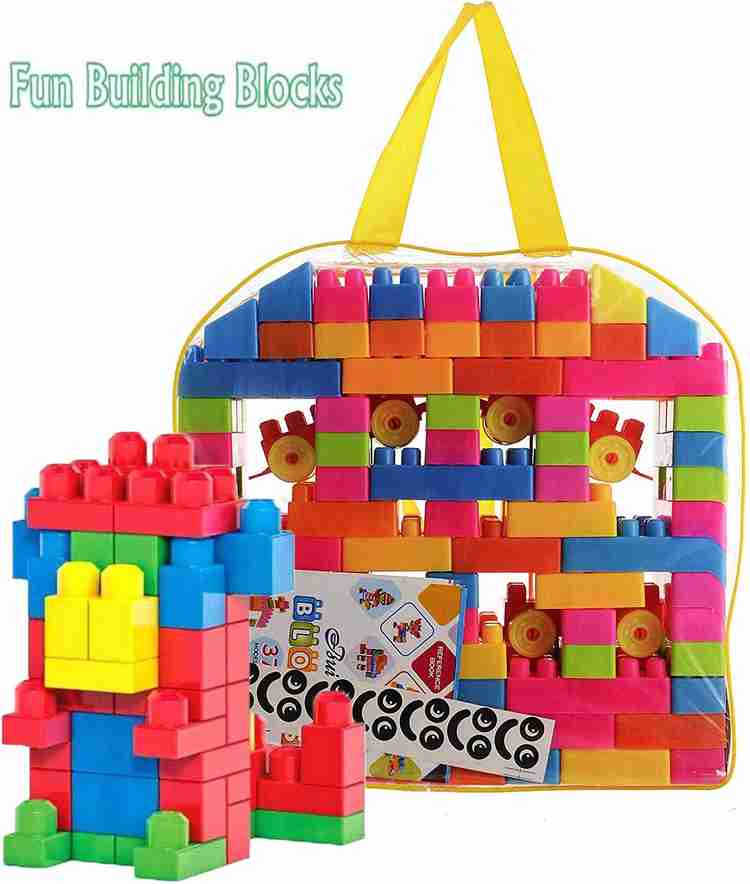 100 PCS Baby Toys Building Blocks Set For Children Plastic