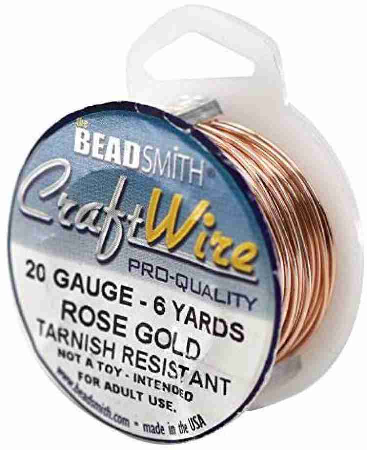 ART IFACT 60 Meters of Copper, Silver and Brass Wire 20 Meters Each of 32  Gauge, 0.27mm/thin Wire for Craft, Jewellery Making, Beading Wire :  : Home & Kitchen