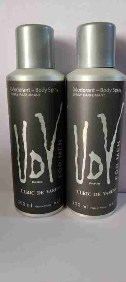 ULRIC DE VERENS UDV MAN DEO PACK OF 2 Body Spray For Men