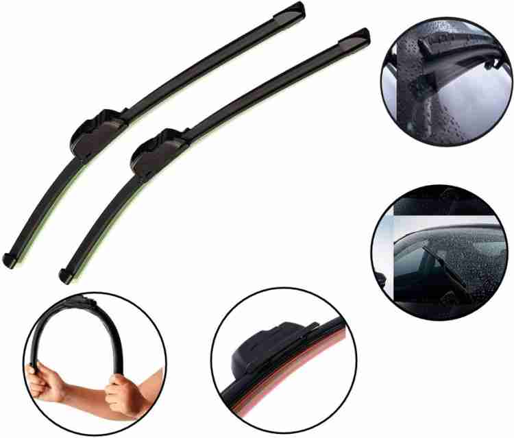 Ford fusion windshield clearance wipers size