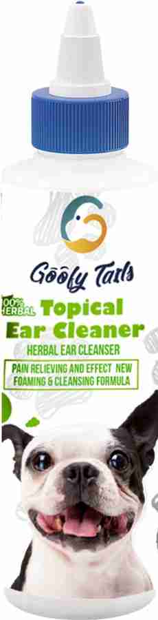 Goofy Tails Topical Herbal Ear Cleaner for Dogs 110 ml Pet Ear Cleanser Price in India Buy Goofy Tails Topical Herbal Ear Cleaner for Dogs 110 ml Pet Ear Cleanser online