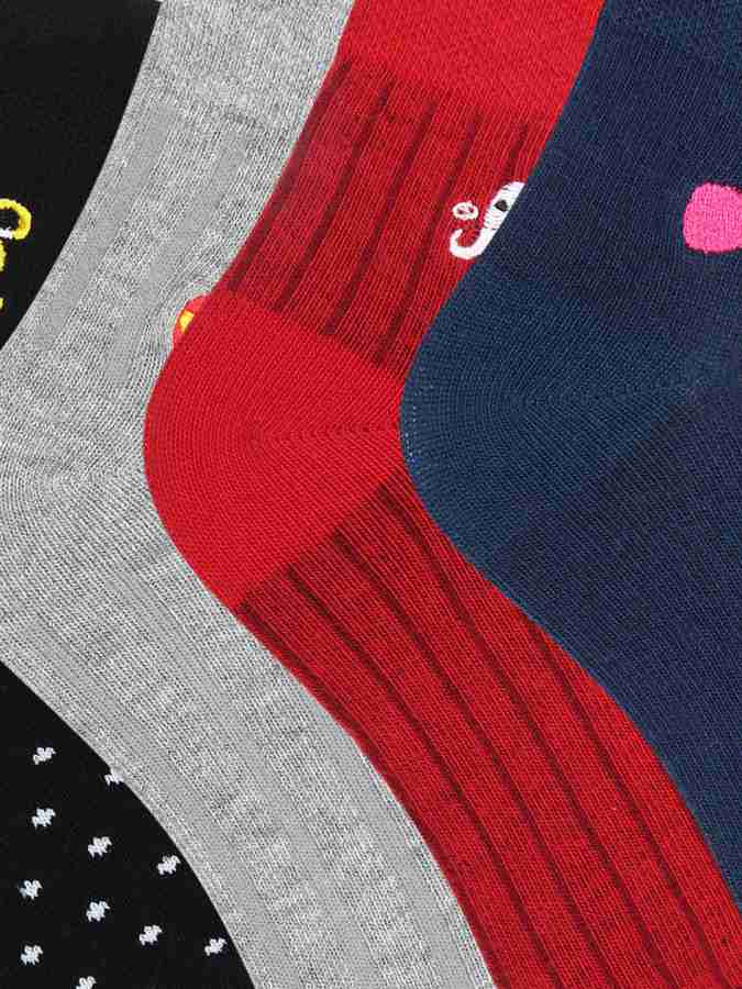 Bonjour Boys' Ankle Socks (Pack of 4)