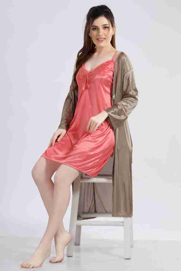 AV2 Women Nighty with Robe - Buy AV2 Women Nighty with Robe Online at Best  Prices in India