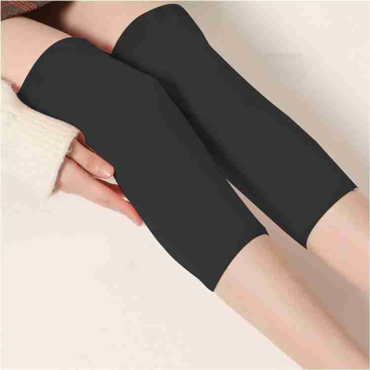 VISHAL_Co Woollen Leg Warmers Women Winter Warm Fur Long Leg Warmers Over  Knee High Socks Knee Support