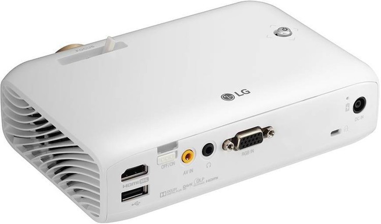 LG PH550: Minibeam LED Projector With Built-In Battery and