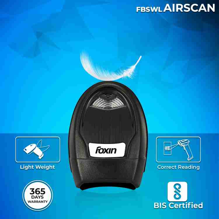 Foxin Portable FBSWL AIRSCAN Laser Barcode Scanner Price in India - Buy  Foxin Portable FBSWL AIRSCAN Laser Barcode Scanner online at